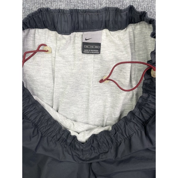 Vintage Nike Track Pants Mens XXL Gray Windbreaker Lined Cargo Y2K Baggy Warm Up - Picture 4 of 9